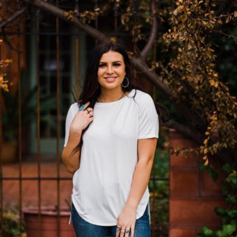 Babe Off White Top